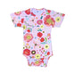 Crimson Floral Parker Onesie