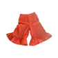 Orange Ruffle Pants