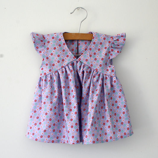 Purple Daisies Valery Dress